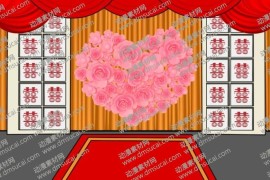 背景素材-婚礼现场PSD格式