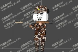 cta动画现代人物角色男【八】特种军队4，已绑定骨骼和动作