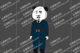 cta动画现代人物角色男【蒋】上将，已绑定骨骼和动作