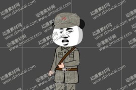cta动画现代人物角色男【八】2团长，已绑定骨骼和动作