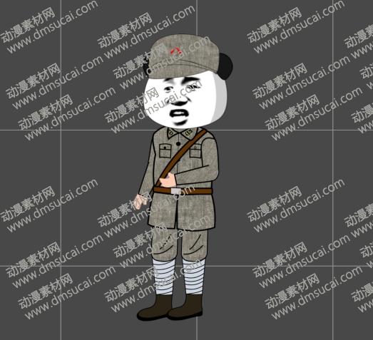 cta动画现代人物角色男【八】2团长，已绑定骨骼和动作 未命名